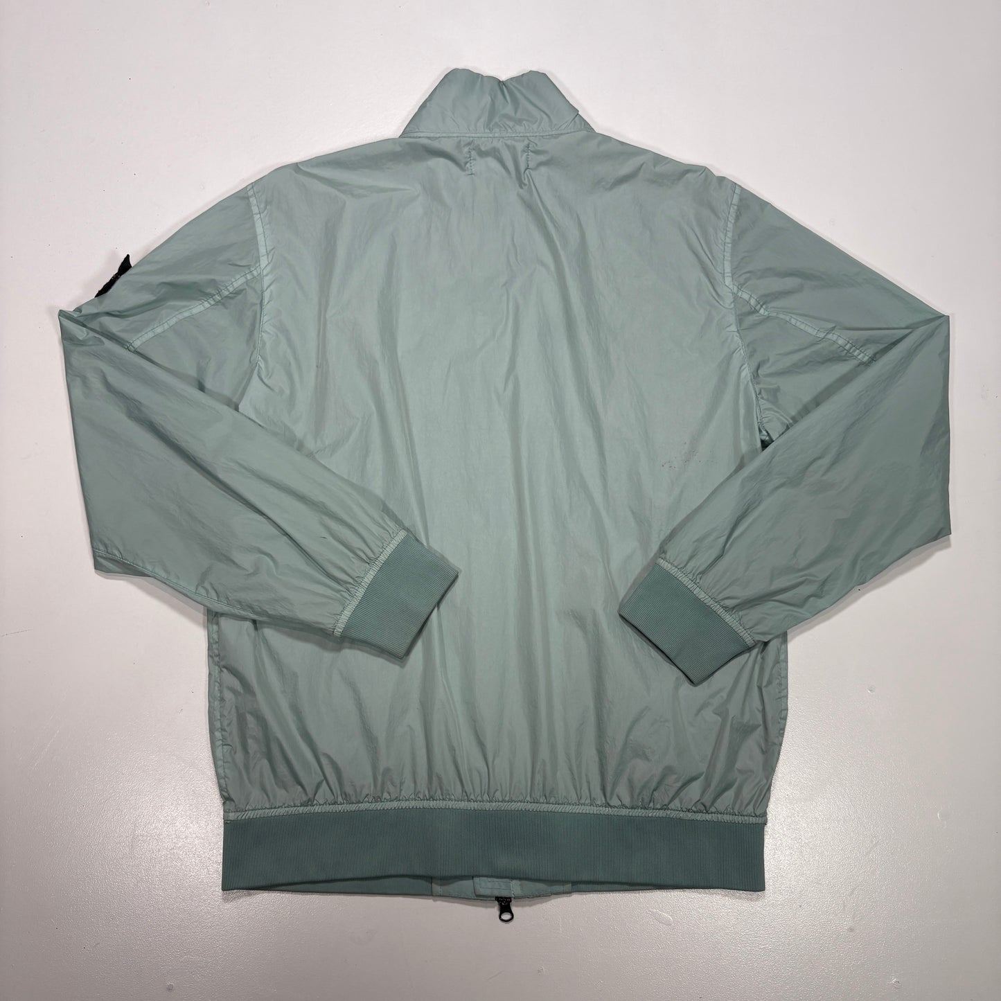 Stone Island Green Garment Dyed Crinkle Reps-NY Jacket