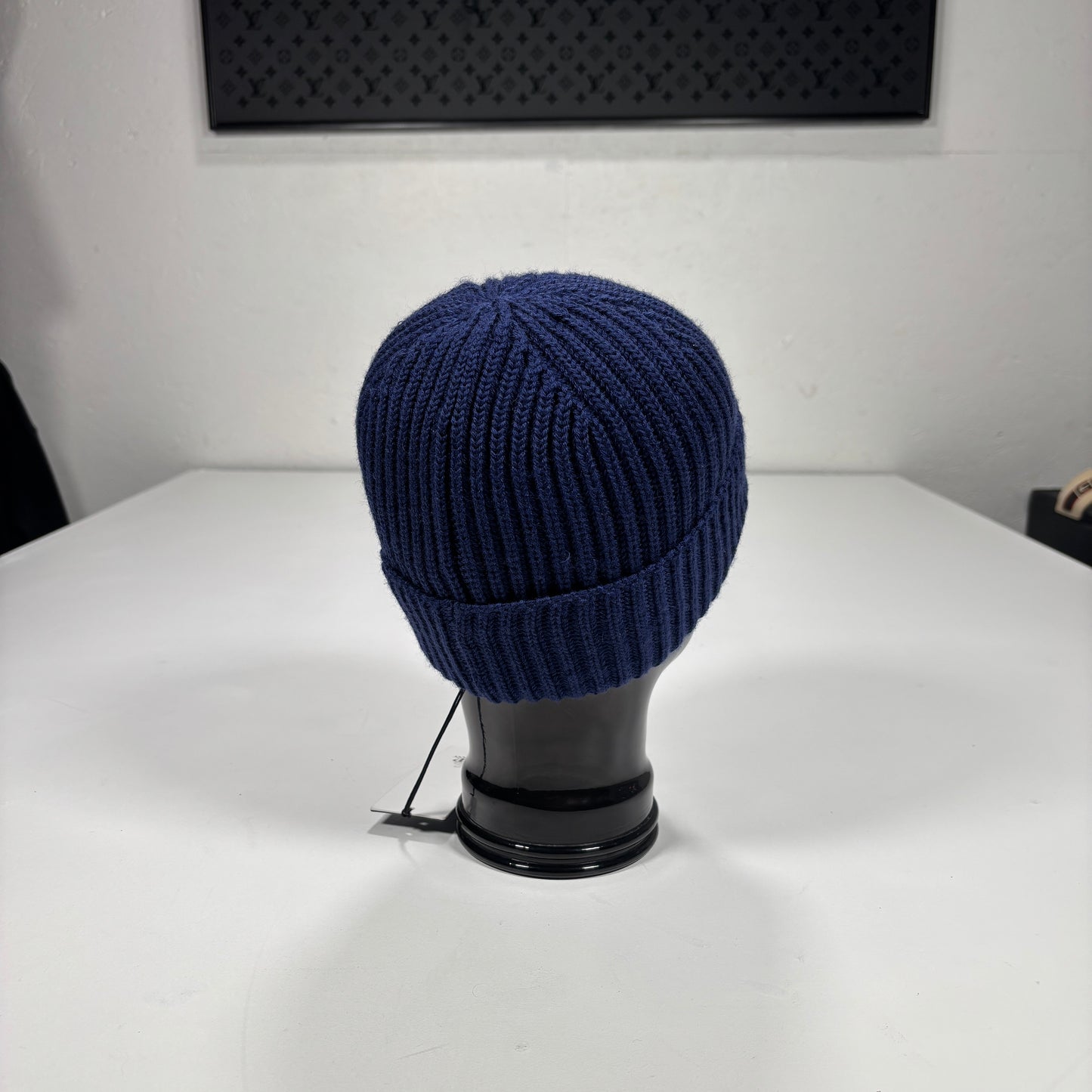 CP Company Navy Single Goggle Blue Beanie Hat